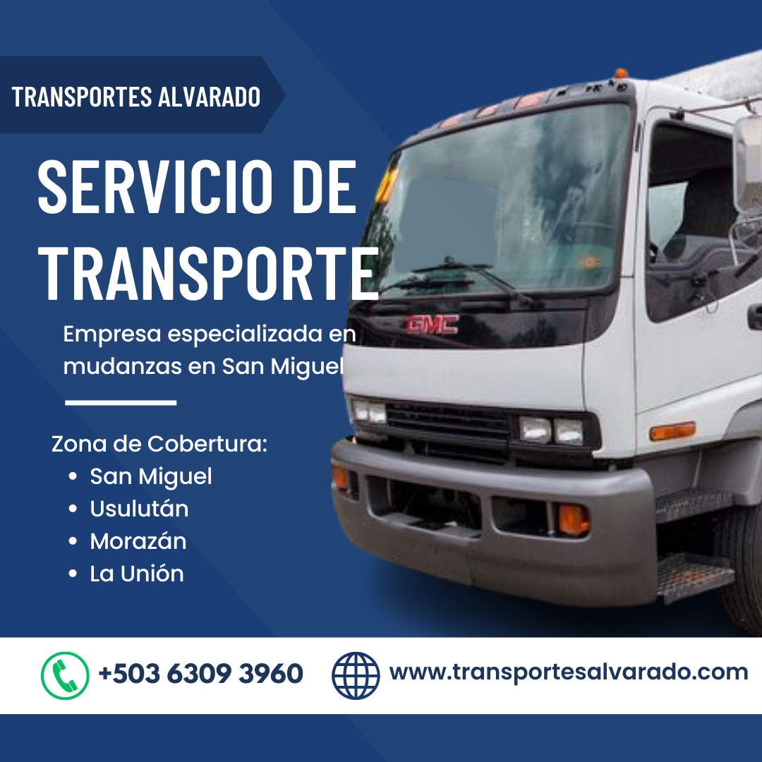 Servicio de mudanzas El Salvador
